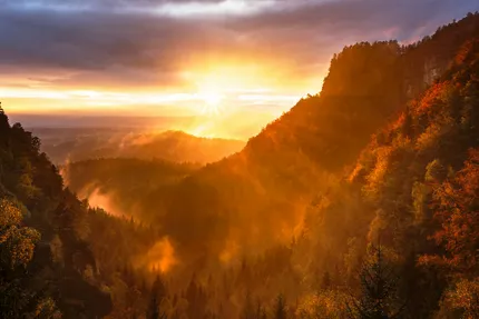 Bohemian Switzerland National Park (Pravčická Gate and gorges)