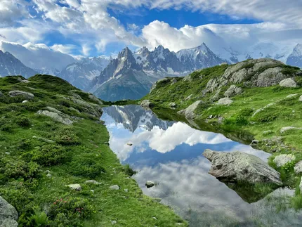 Mont Blanc and Chamonix